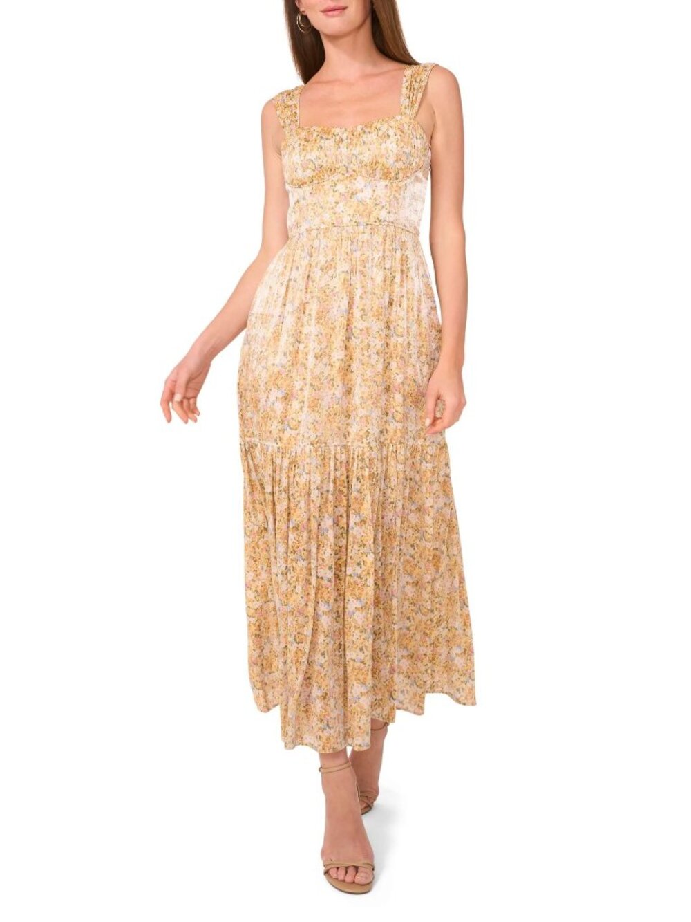 NWT Parker The Adrina Floral Fit and Flare Dress Dandelion Size 0